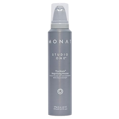 MONAT Studio One™ The Moxie™ Magnifying Mousse - Mousse ligero para el cabello, antiencrespamiento de larga duración, ayuda a crear un estilo