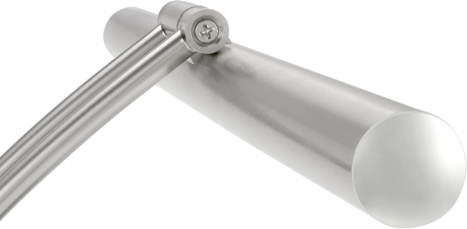 Maxxima 17 in. LED Picture Light w/Brushed Nickel Finish, 1000 Lumens, 3000K Warm White, Hardwired Integrated LED Display Wall Light