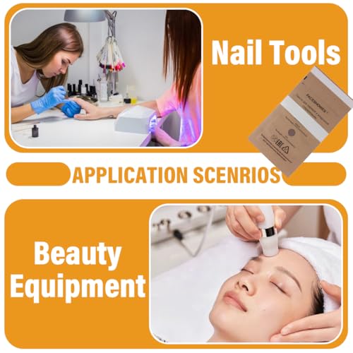 WeddHuis Sterilisationsbeutel 50 Stück Selbstversiegelnde Für Kosmetika und Nagelwerkzeuge (75 x 150 mm)