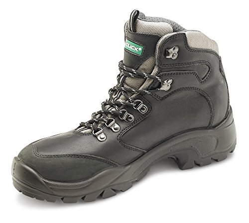 Beeswift Pu Rubber D-Ring S3 Steel Toe Cap Safety Boots 1Pr Black 13 CF62BL13