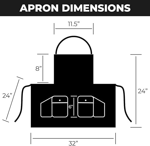 Miniatura 8 de CHARLENE Courtney Convertible Zip Delantal #9044