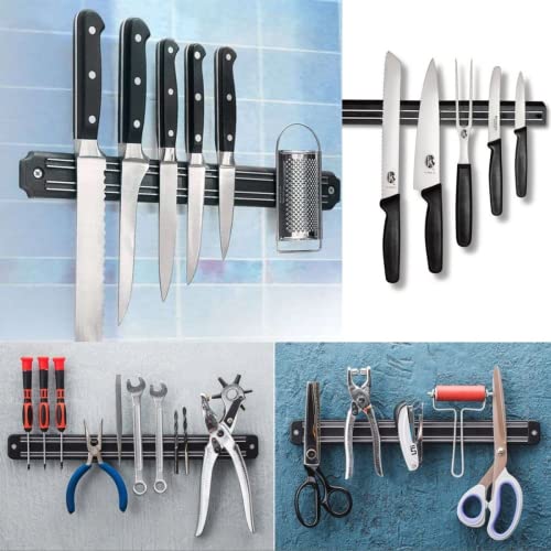 Barra magnetica suporte para Facas, ferramentas utensilios Imã parede Churrasqueira Suporte de pared