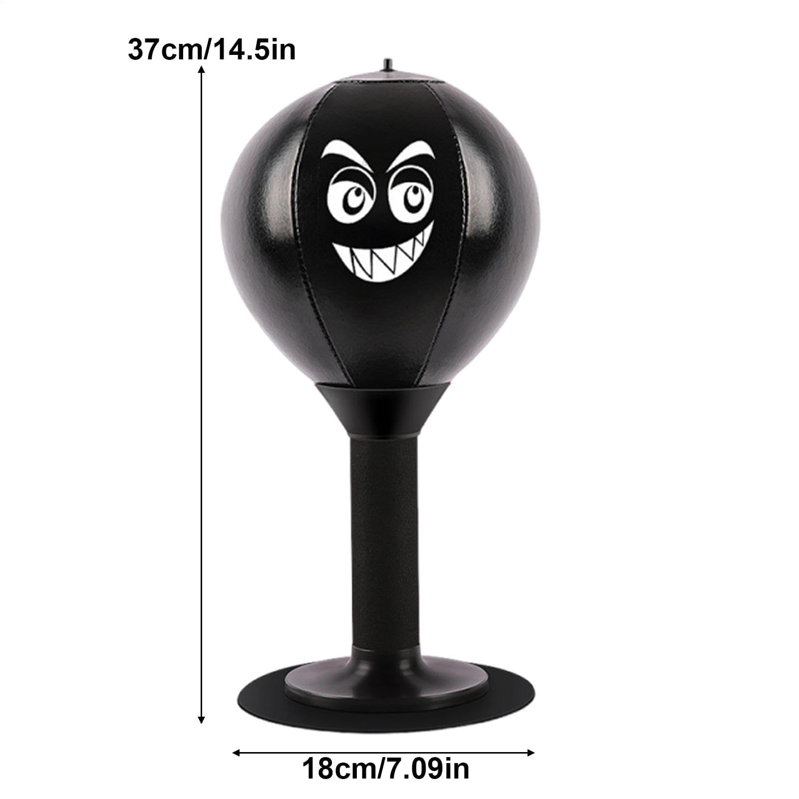 Sacco da Boxe da Tavolo, Portatile Divertente Sacco da Boxe con Ventosa, Antistress Sacco da Boxe Speed ​​Ball, Pallone Resistente Antistress per Impiegato Adulti Bambini