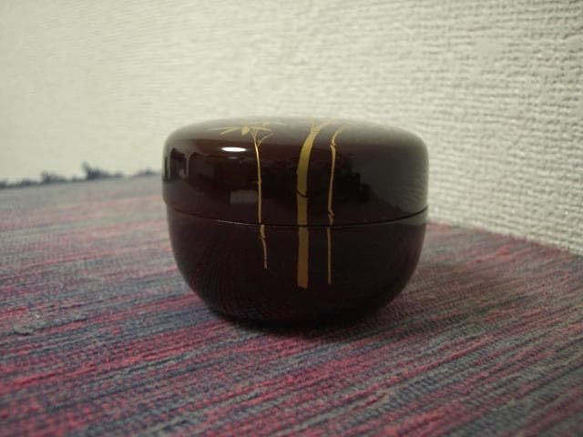 ◆茶道具 石川県　山中塗　竹林　3点セット◆茶入れ棗/棗/茶筅筒 Amazon.co.jp: 茶道具 石川県 山中塗 竹林 3点セット茶入れ棗棗茶筅筒