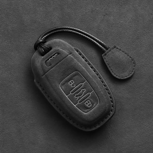Porte-clés Audi cuir daim, protection clé A1 A3 A4 A5 A6 Q3 Q5