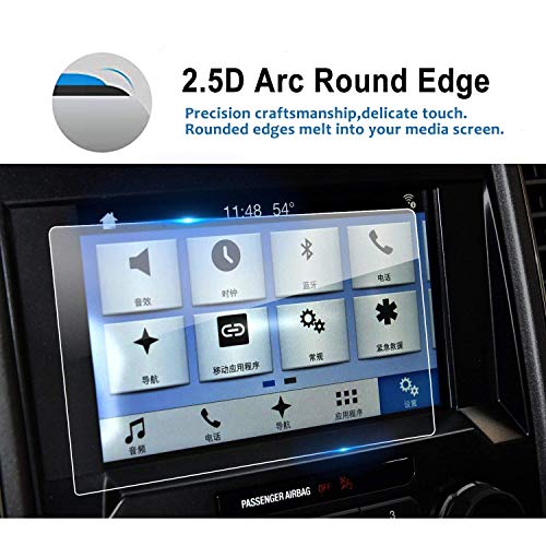 Lfotpp F150 Screen Protector For 2015-2021 F*Ord F 150 F150 F250 F350 F450 Sync2 Sync3 Coupe Hatchback 8 Inch Car Navigation Screen Protector Glass Infotainment 2022 F150 Xl 2023 F150 Xl 8" Screen Protector Center Touch Screen Protector 2015-2021 F150 Accessories #TOP7