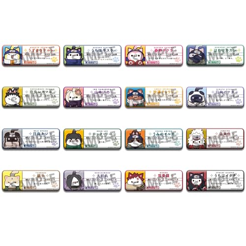 メガハウス(MegaHouse) MEGA CAT PROJECT NARUTO ニャルト!お名前缶バッジコレクション 【BOX】 PP製