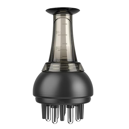 Shakven Peine aplicador masajeador de cuero cabelludo, cepillo de líquido de cabeza para aceite esencial, aplicador de aceite para el cabello,