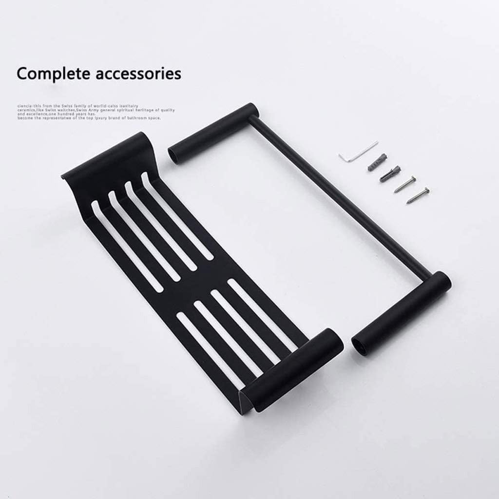 Shampoo Shelf Stainless Steel Bath Towel Rack Kitchen Bathroom Detachable Shelves Front Objective Toiletry Storage Racks