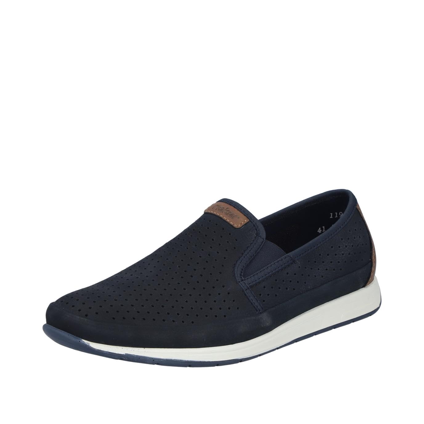 Rieker 11955, Men's Loafer, Blue, 46 EU