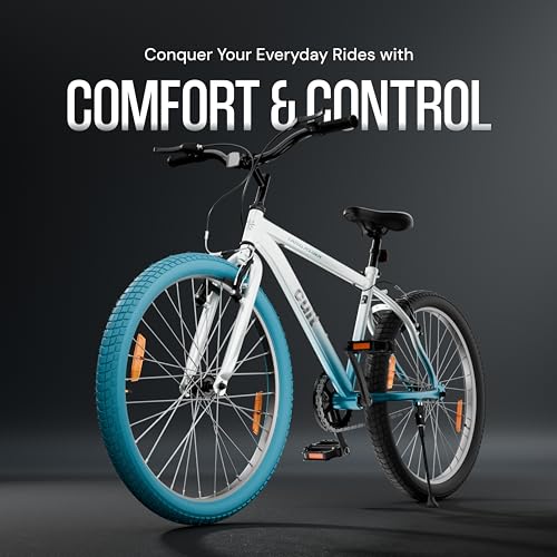 Image of CULT Trailrider 26T Single Speed Mountain Bike with Rigid Fork & Durable Frame, White