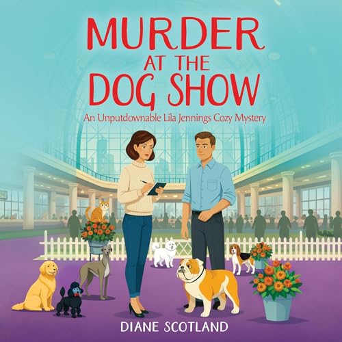 Diseño de la portada del título Murder At The Dog Show
