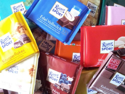 30 Tafeln Ritter Sport Schokolade a 100g 3kg Mix 15 Sorten