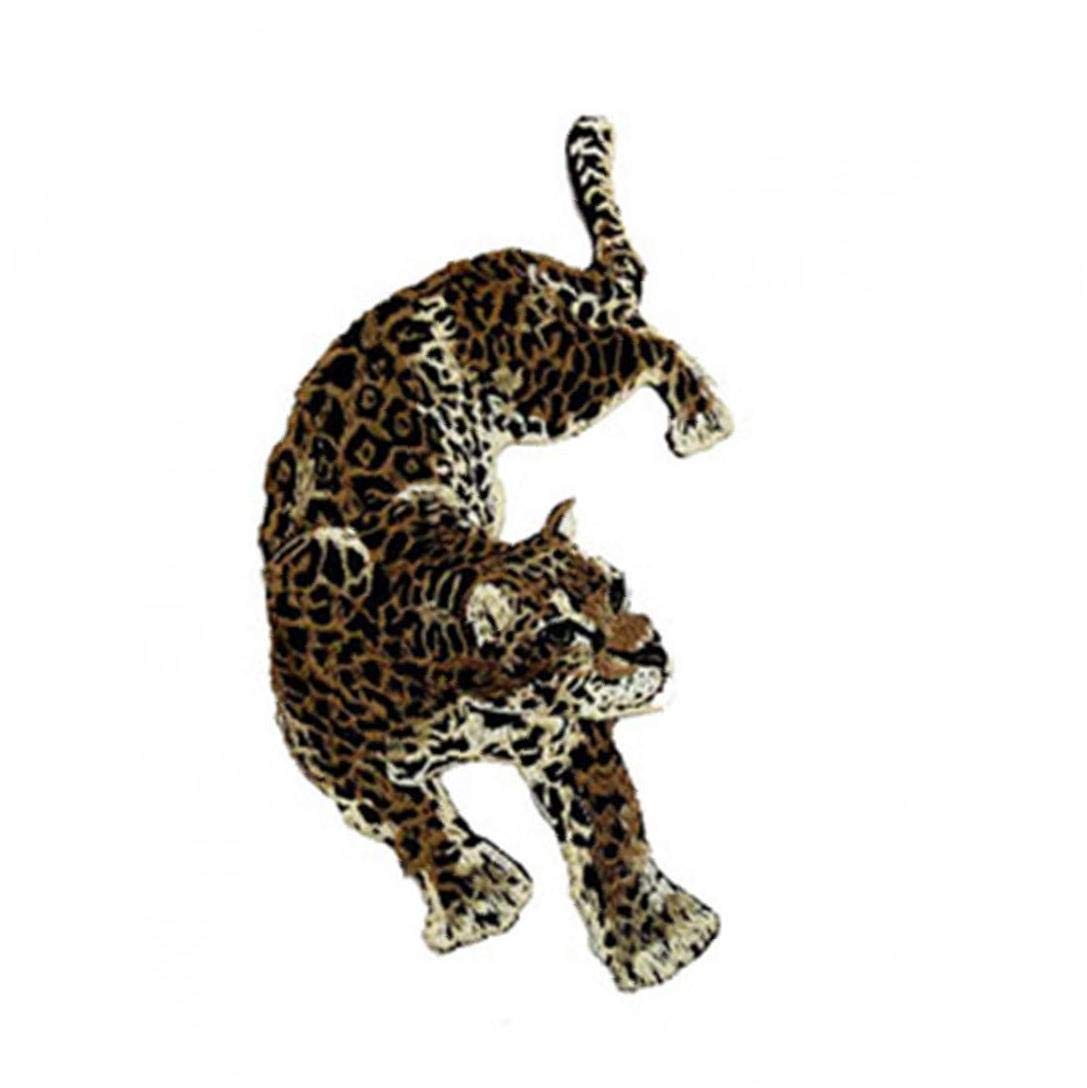 Angoter Style 1 Leopard Patches Iron On Embroidery Patches For Clothes Leopard Deal With It Clothing Diy Motif Applique