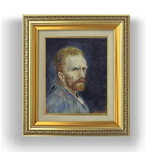 Amazon.co.jp: ゴッホ 自画像 F3 油絵直筆仕上げ 418×366mm ゴールド