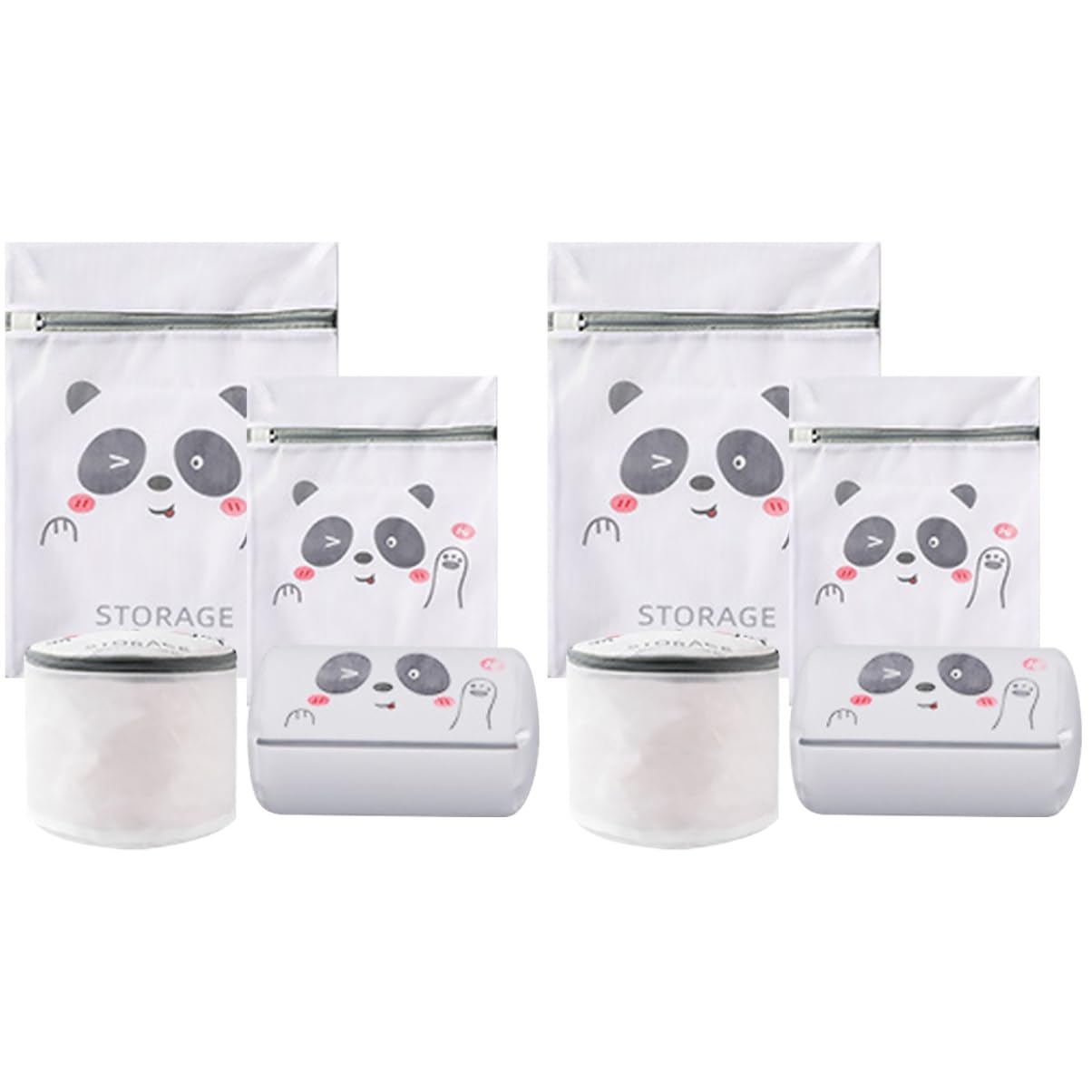 Alipis 8piezas Bolsas De Lavandería De Malla Para Ropa Delicada De Protección De Ropa Interior y Calcetines Lavado Seguro Máquina Diseño De Malla Fina