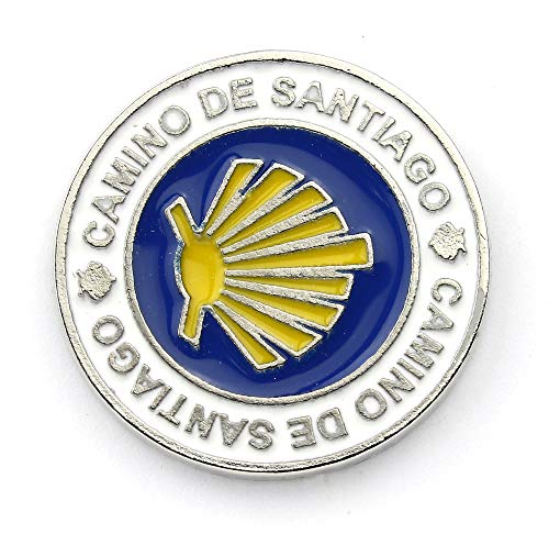 Preisvergleich Produktbild Pin / Anstecker Jakobsmuschel rund