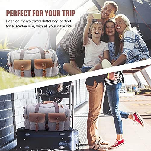 Large Travel Duffel Bags: Travel Weekender Duffel Bag with Shoe Compartment, Overnight Bag for MenTraveling, Large Carryon Luggage Bag 2 Large Travel Duffel Bags: Travel Weekender Duffel Bag with Shoe Compartment, Overnight Bag for MenTraveling, Large Carryon Luggage Bag