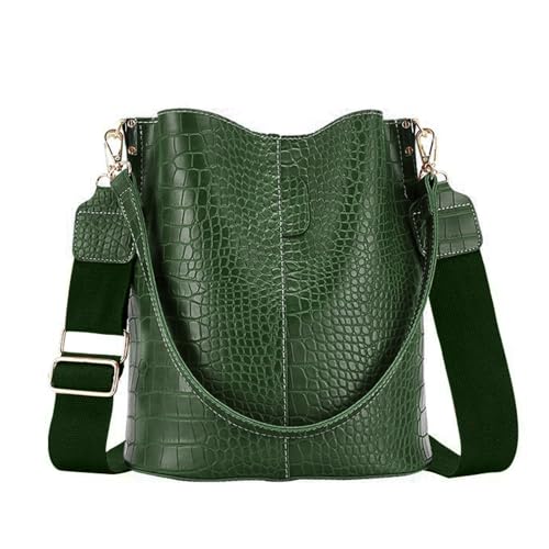 Image of Women Hobo Shoulder Bag, Crocodile Pattern Handbags Large Capacity Crossbody Bag