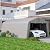 Outsunny 12' x 20' Heavy Duty Carport, Portable Garage Canopy Tent with 2 Ventilation Windows and Large Door, for Car, Truck, Boat, Motorcycle, Bike, Garden Tools, Gray