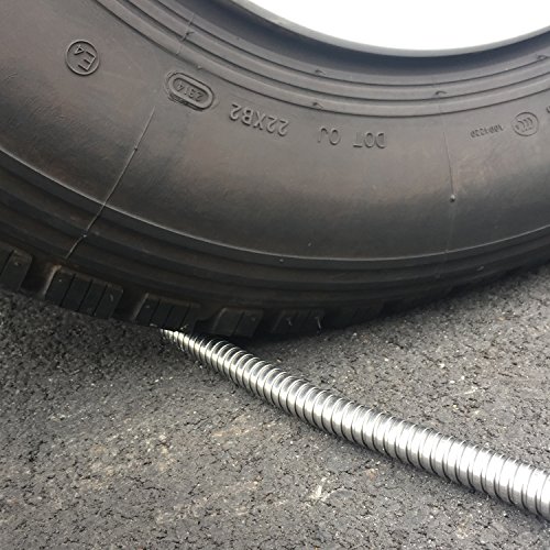 Aqua Joe Ajsgh25 1/2-Inch Heavy-Duty, Puncture Proof Kink-Free, Spiral Constructed 304-Stainless Steel Metal, Garden Hose, 25-Foot #TOP5