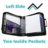 Case-It Z-binder 2 w 1 3,8 cm Pierścień D Zamek błyskawiczny Pojedynczy niebieski