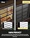UNISHADES Aluminum Cordless Mini Blinds for Indoor Windows Room Darkening 100% Privacy 1