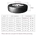 Moonet PVC Leather Spare Tire Wheel Cover for Car Truck SUV Camper Trailer Universal Fit RV JP FJ,R13 Black (for Overall Wheel Diameter 24-25 inch)