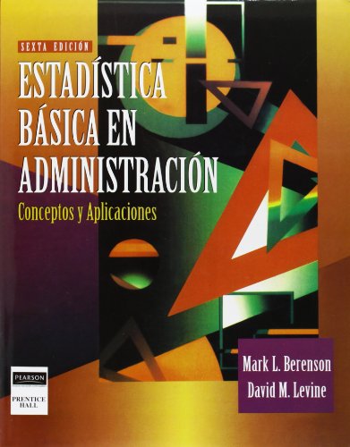 Estadistica Basica En Administracion (Spanish E... [Spanish] 9688807842 Book Cover