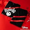 Disney Mens Pyjamas Jack Skellington Donald Duck Grumpy Men's Nightwear Set T-Shirt Long Bottoms PJs M-3XL Loungewear (Black Jack, L) #2