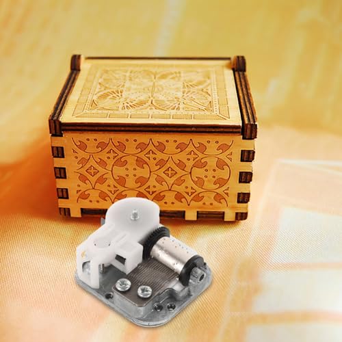 SOLUSTRE オルゴール巻き上げ機構 金属プラ製のゼンマイ式ムーブメント 設計 DIYジュエリーボックスアクセサリー修理用パーツ [5]