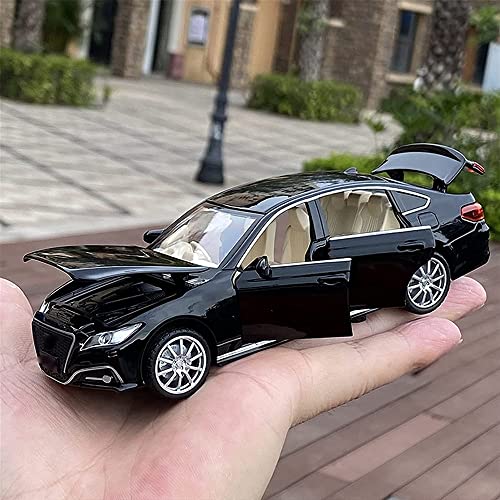 Image of DEUSON ECOM Die Cast Metal Car 132 Crown Toy Car Metal Diecast Car Sound and Light Pullback Openable Door Toy Car for Kids Best Gifts Vehicle Toys for Kids Pull Back Car Toys