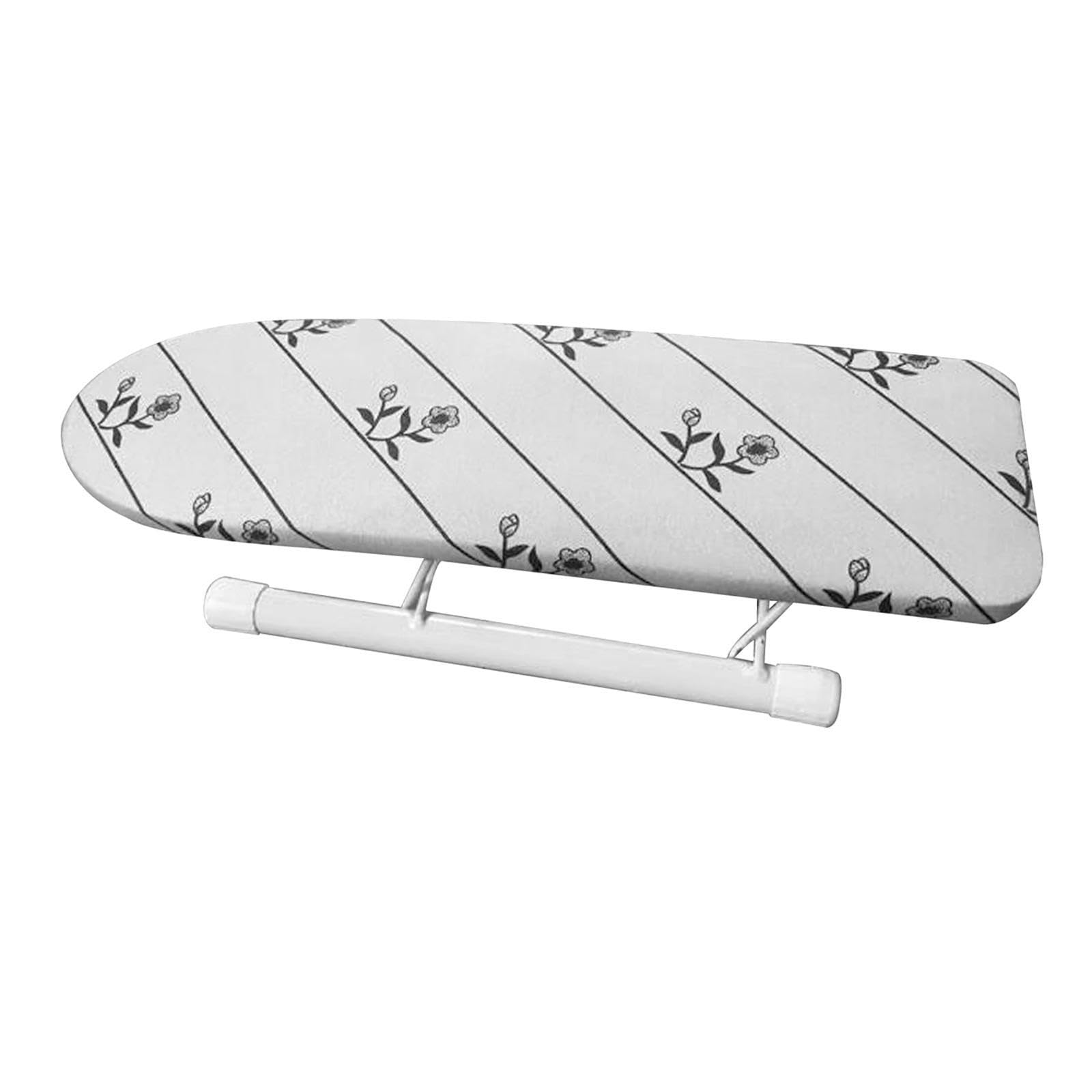 PIXZCSA Foldable Mini Ironing Board Sleeve Mini Ironing Board Household Small Not Easy To Fade Good Breathability Portable Portable Tabletop With Cover