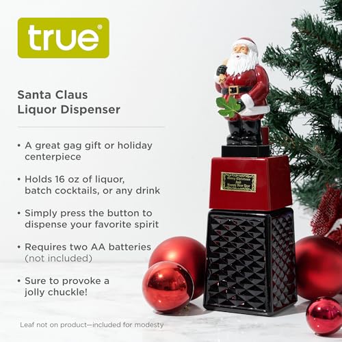 Image of True Santa Liquor Dispenser, Gag Gift, 16 oz Beverage, Wine, Beer, Whiskey, Vodka, Gin, Alcohol Dispenser