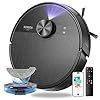 MONSGA Robot Vacuum and Mop Combo, 7000Pa Robotic Vacuum with Lidar Navigation, 180mins Runtime, Tangle-Free Robot Mop, 5 Editable Maps, APP/Remote/Voice Control, Ideal for Hard Floors and Carpets