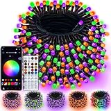 240LED Smart Color Changing String Lights 92FT Halloween Lights App Remote