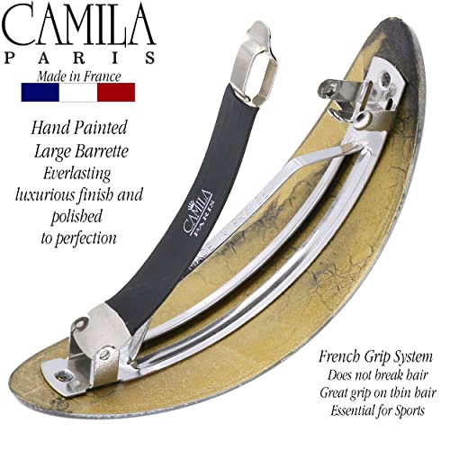 Camila CP3325 French Hair Barrette Oval thumb #5