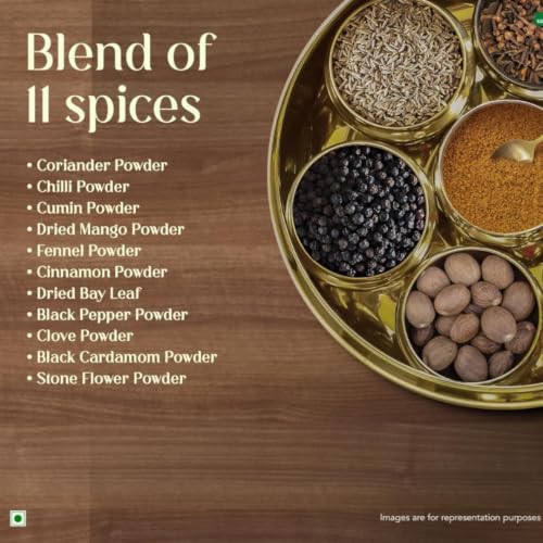 Image of SP Spices Kashmiri Mirch, Chaat Masala, Amchur, Ginger Powder & Kasoori Methi Combo Pack | Premium Indian Spices | Perfect for Cooking, Snacks, Chaat, Curries, vegetables & Marinades