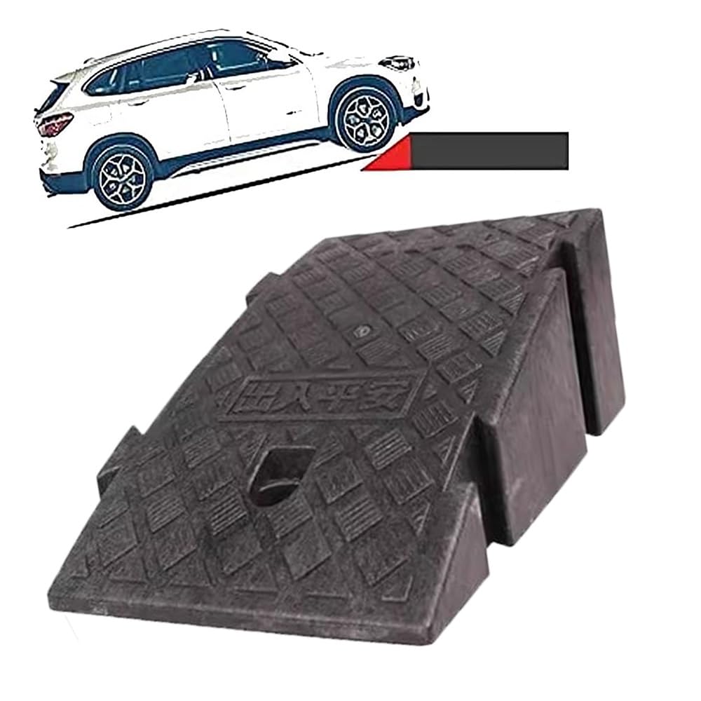 COKYIS Rampas De Entrada Ligero De Plástico, Rampa De Umbral Portátil, Rampa De Acceso para Moto/Bicicleta, Rampas para Silla Ruedas Antideslizante (Color : B, Size : 25 * 40 * 16cm)