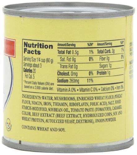 Giorgio Dawn Fresh Mushroom Steak Sauce, 6-Ounce (Pack of 12)