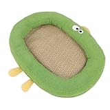 RASTKY Kühlendes Katzenbett, Gemütlich, Oval, Weich, für den Sommer, Zum Schlafen von Haustieren, Kühlunterlage für Katzen und Hunde, Polyesterfaser für den Heimtierladen