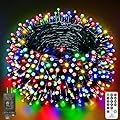 394FT 1000 LED Christmas Lights Outdoor String Lights 8 Modes & Timer Fairy Lights Plug in Waterproof LED String Lights for Xmas Yard Tree Patio Wedding Holiday Party Decorations (Multicolor)