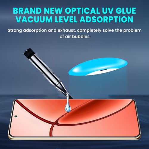 Image of ArmourPro UV Privacy Tempered Glass Compatible for Realme P1 Pro (6.7 Inch, Pack of 2) Edge to Edge Full SCreen Coverage & Installation Kit | Anti-Spy /Anti-Peeping 9H Hardness