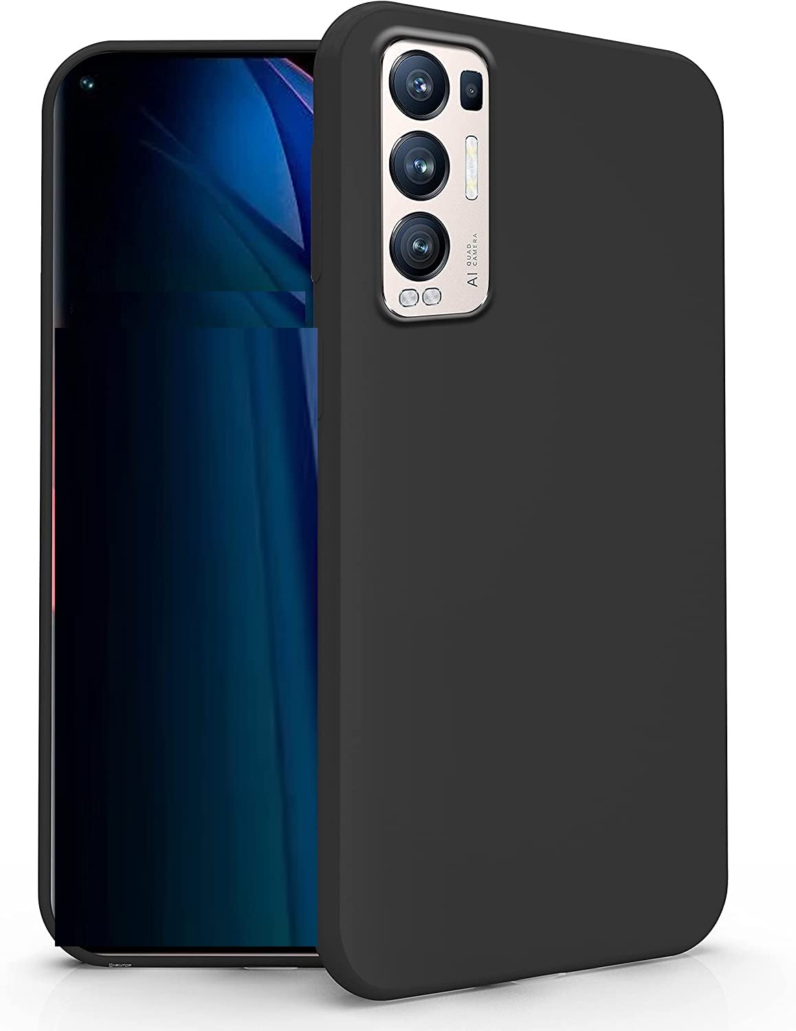 Custodia OPPO Reno6 Pro 5G In Similpelle - Cover Protettiva Sottile, Colore Zaffiro - Foto 5