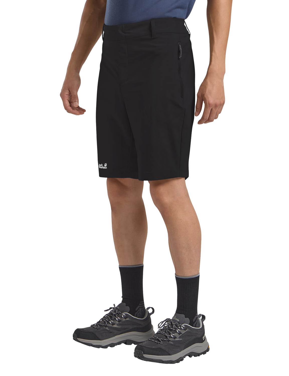 Jack Wolfskin Men's Hikeout Shorts M Hiking, Black, 54 (EU)