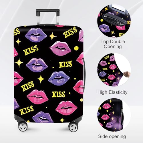 ANNA QUEEN Travel Luggage Cover Suitcase Protector Suitcase Cover Anti-Scratch,Stretchable Bag Cover Washable Durable Polyester3