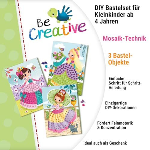 Ravensburger – Be Creative – Mosaïque Junior – Princesses – Création de Tableaux – Loisir créatif – Dès – 25533 - vue 5