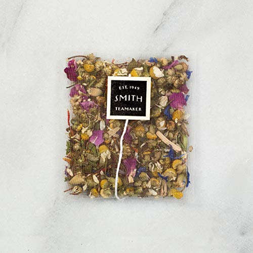 Smith Teamaker | Rooibos - Meadow No. 67 - Chamomile, Rooibos, Hyssop & Rose Petals | Sugar-Free, Non-Gmo, Plant Based Caffeine-Free Chamomile Blend Tea (15 Sachets.85Oz Each) #TOP5
