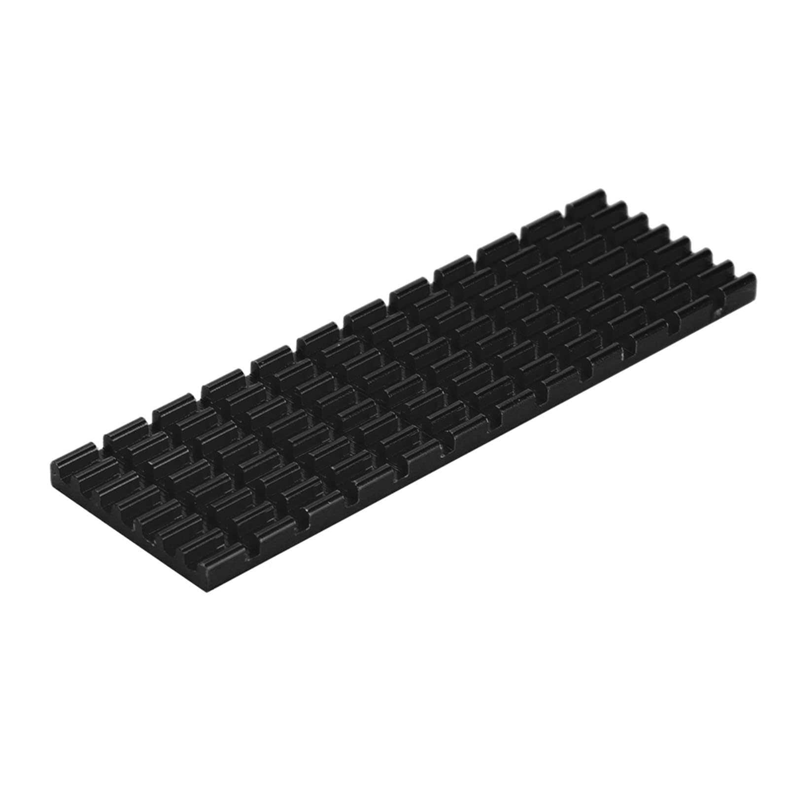 ASHATA PCIE M.2 SSD 2280 radiator, żebro chłodzące PCIE M.2 Chłodnica SSD do laptopa stacjonarnego, z głównym układem sterującym, nano przewodzące ciepło silikonowe żebro chłodzące (czarne)
