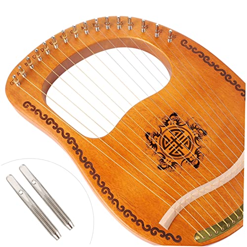 VICASKY 21 PCS String lyre fastening nails guitar accessory guitar accessories replacement guitar parts hammer Harp Accessory Metal Harp Pin Fixing for Harp Musical Instrument Part tuning
